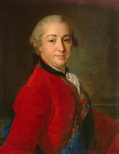 Fyodor Rokotov Ivan Shuvalov 1760 oil painting image